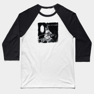 Joni Mitchell // Retro Grunge Frame Baseball T-Shirt